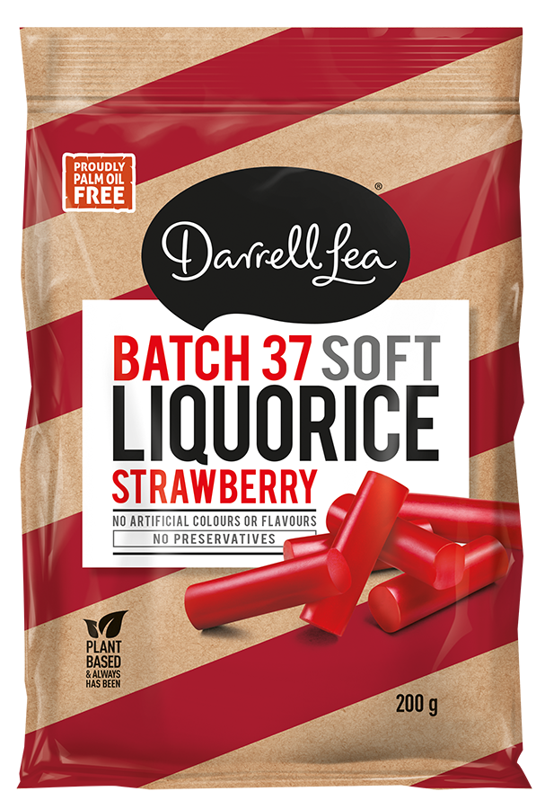 Batch 37 Soft Liquorice Strawberry 200g